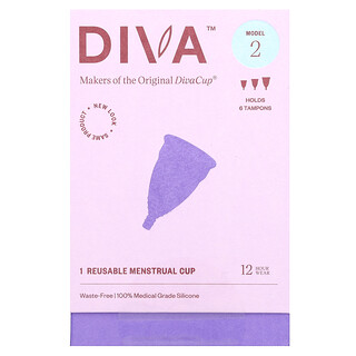 Diva International, DivaCup, Model 2, 1 herbruikbare menstruatiecup