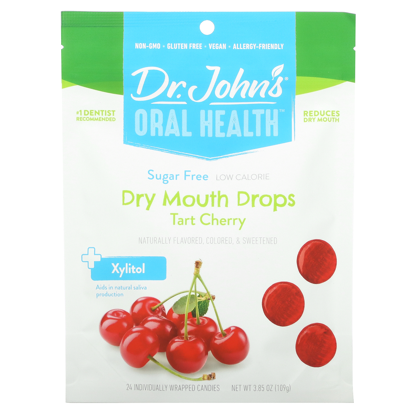 Dr. John's Healthy Sweets, Oral Health, Dry Mouth Drops, + Xylitol
