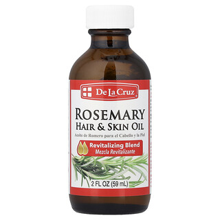 De La Cruz, Romarin, Huile pour les cheveux et la peau, 59 ml
