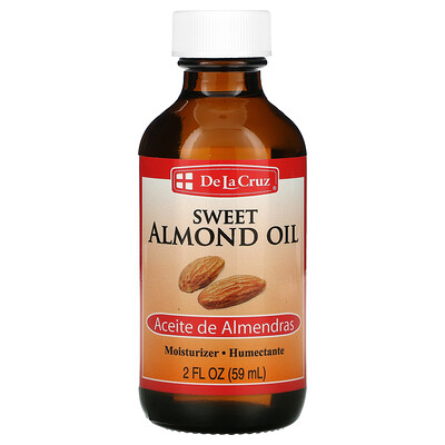 

De La Cruz, Sweet Almond Oil, 2 fl oz (59 ml)