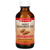 Дэ Ля Круз, Sweet Almond Oil, Moisturizer, 2 fl oz (59 ml)