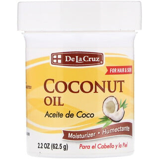 De La Cruz, 椰子油，保湿剂，2.2盎司（62.5克）