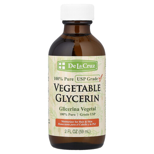 De La Cruz, 100% Pure Plant Glycerin, 100% reines pflanzliches Glycerin, 59 ml (2 fl. oz.)