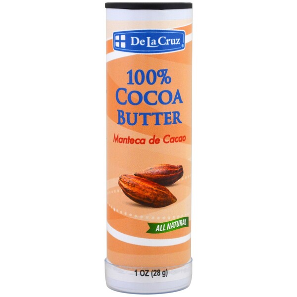 De La Cruz, 100 Cocoa Butter Stick, 1 oz (28 g)