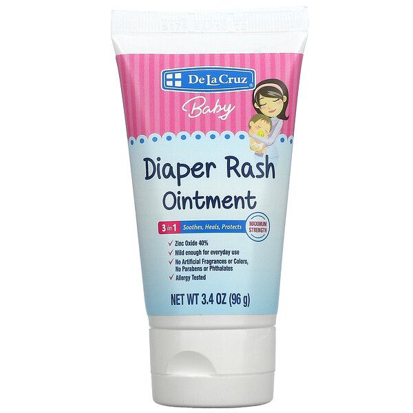 Baby, Diaper Rash Ointment, Maximum Strength, 3.4 oz (96 g)