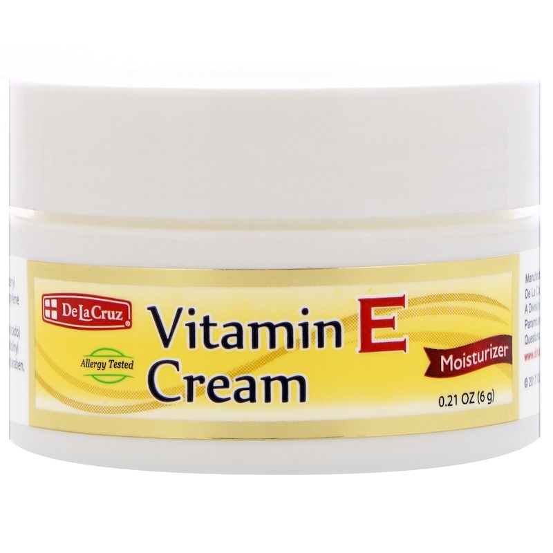 De La Cruz, Vitamin E Cream, Moisturizer, 0.21 oz (6 g) iHerb