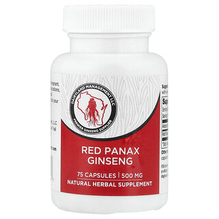 Dairyland Ginseng, Ginseng rouge, 500 mg, 75 capsules