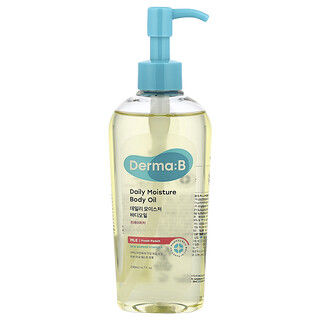 Derma:B, Daily Moisture Body Oil, Fresh Peach, 6.7 fl oz (200 ml)