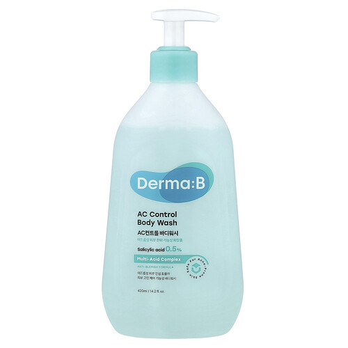 Derma:b AC Control Body Wash, 14.2 fl oz (420 ml)