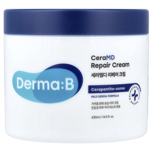 Derma:B, Cera MD Repair Cream, reparierende Creme, 430 ml (14,5 fl. oz.)