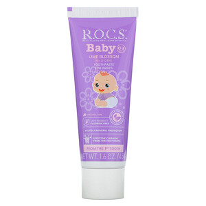 Отзывы о R.O.C.S., Baby, Lime Blossom Toothpaste, 0-3 Years, 1.6 oz (45 g)