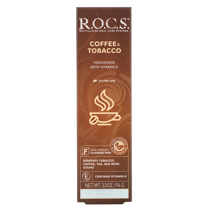 R.O.C.S., Coffee & Tobacco Toothpaste, 3.3 oz (94 g) iHerb