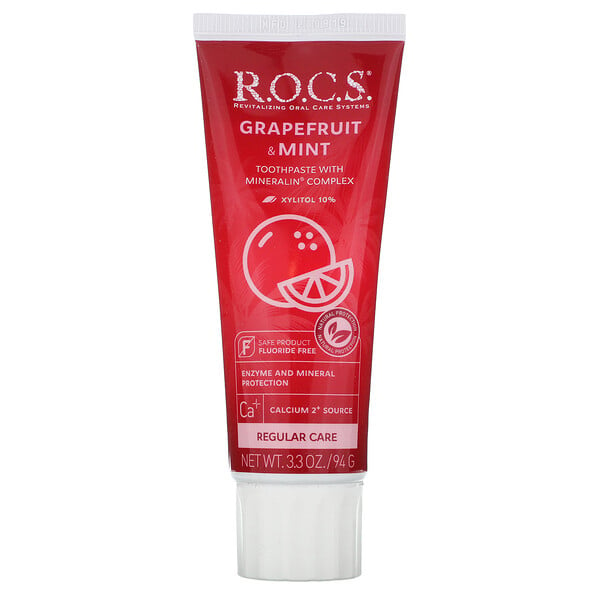 R.O.C.S.‏, Grapefruit & Mint Toothpaste, 3.3 oz (94 g)