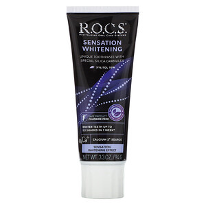 Отзывы о R.O.C.S., Sensation Whitening Toothpaste, 3.3 oz (94 g)