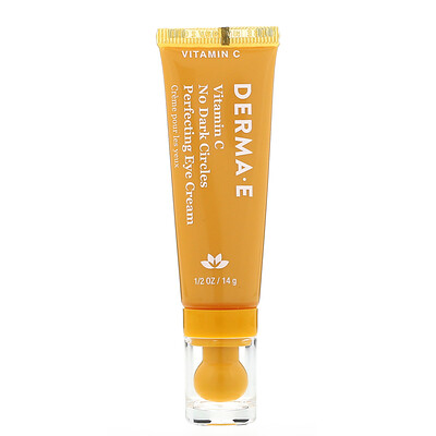 Derma E Vitamin C, No Dark Circles Perfecting Eye Cream, 0.5 oz (14 g)
