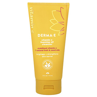 DERMA E, Espuma de limpieza con aceite de vitamina C, 175 ml (6 oz. líq.)