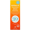 Derma E, Protector solar mineral sin aceite para la defensa contra el sol, FPS 30, Sin fragancia, 56 g (2 oz)