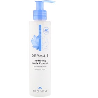 Derma E, Мягкое увлажняющее средство для очищения кожи с гиалуроновой кислотой, 175 мл (6 жидк. унций)