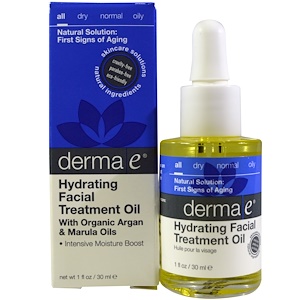 Отзывы о Дерма Е, Hydrating Facial Treatment Oil, 1 fl oz (30 ml)
