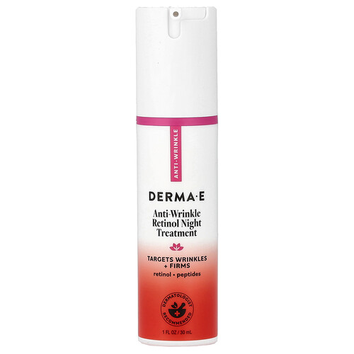 DERMA E, Anti-Wrinkle Retinol Night Treatment, 1 fl oz (30 ml)