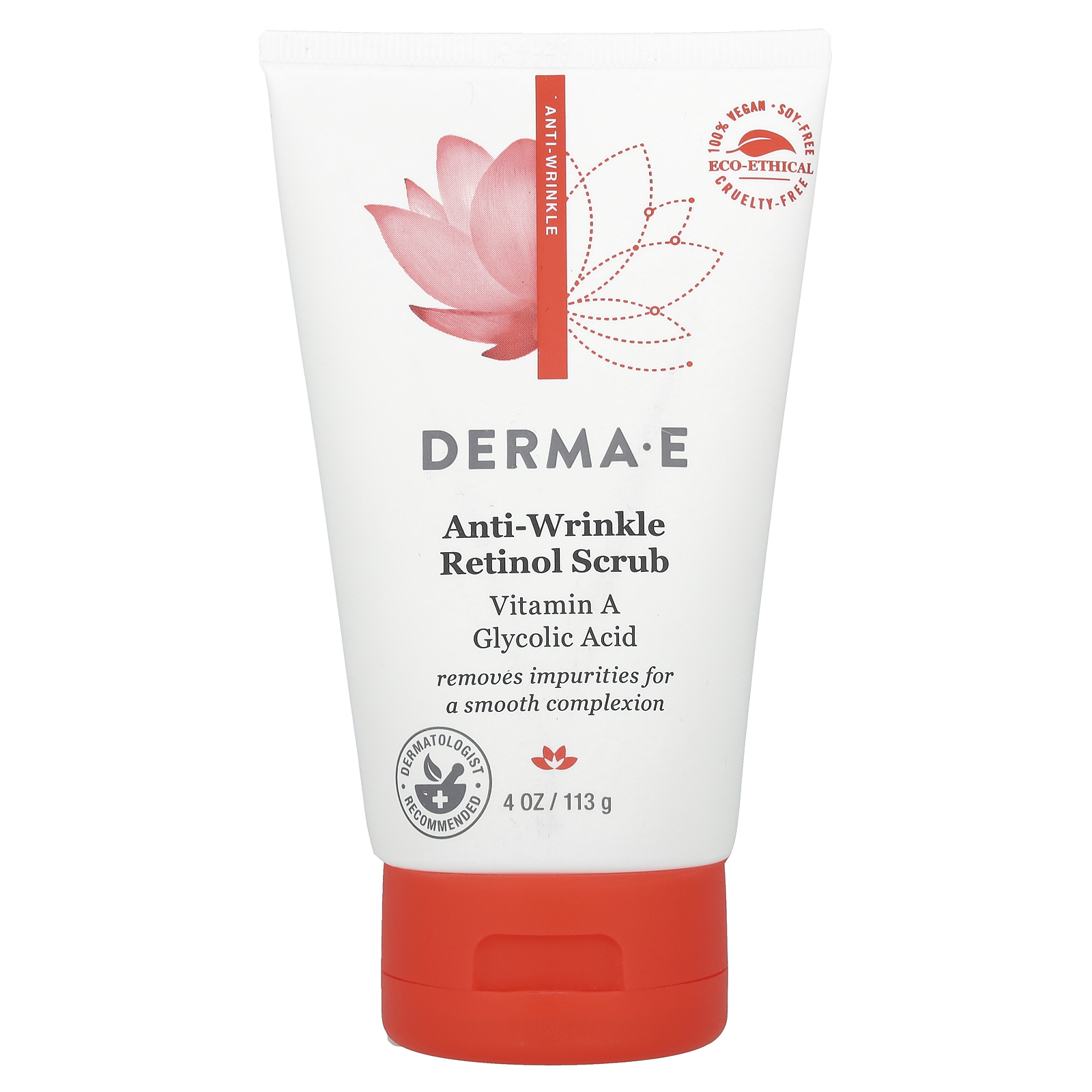 Derma E Anti-Falten Peeling 4 oz 113 g Tierversuchsfrei, umweltfreundlich, glutenfrei, - Bild 1 von 2