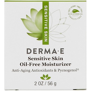 Derma E, Sensitive Skin Oil-Free Moisturizer, 2 oz (56 g)