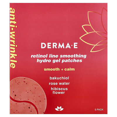 Product Image for DERMA E, Retinol Line Smoothing Hydro Gel Patches, For All Skin Types, 5 Pack