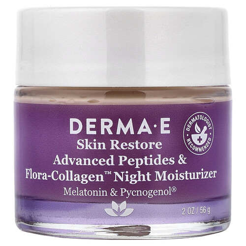 DERMA E, Advanced Peptides & Flora-Collagen Night Moisturizer, 56 g (2 oz.)