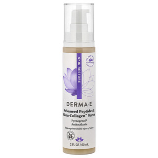 DERMA E, Sérum con péptidos y colágeno avanzados Flora-Collagen™, 60 ml (2 oz. líq.)
