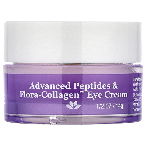 DERMA E, Advanced Peptides & Flora-Collagen™ Eye Cream, 1/2 oz (14 g)