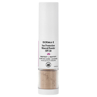 DERMA E, Essentials, Sun Protection Mineral Powder, SPF 30, 0.16 oz (5 g)