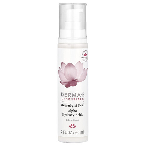 DERMA E, Overnight Peel, Gesichtspeeling, 60 ml (2 fl. oz.)