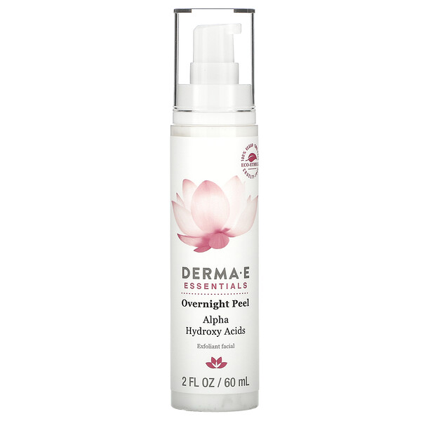 Derma E‏, Overnight Peel, פילינג פנים, 60 מ"ל (2 fl oz)