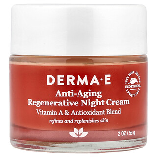 DERMA E, Anti-Aging Regenerative Night Cream, regenerierende Anti-Aging-Nachtcreme, 56 g (2 oz.)