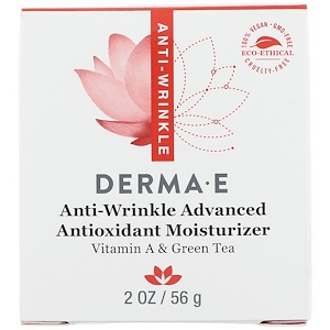 Derma E, Anti-Wrinkle Advanced Antioxidant Moisturizer, 2 oz (56 g)