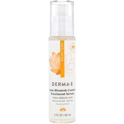 

Derma E Лечебная сыворотка для устранения угревой сыпи, покраснений и воспалений кожи, 60 мл (2 жидк. унции)