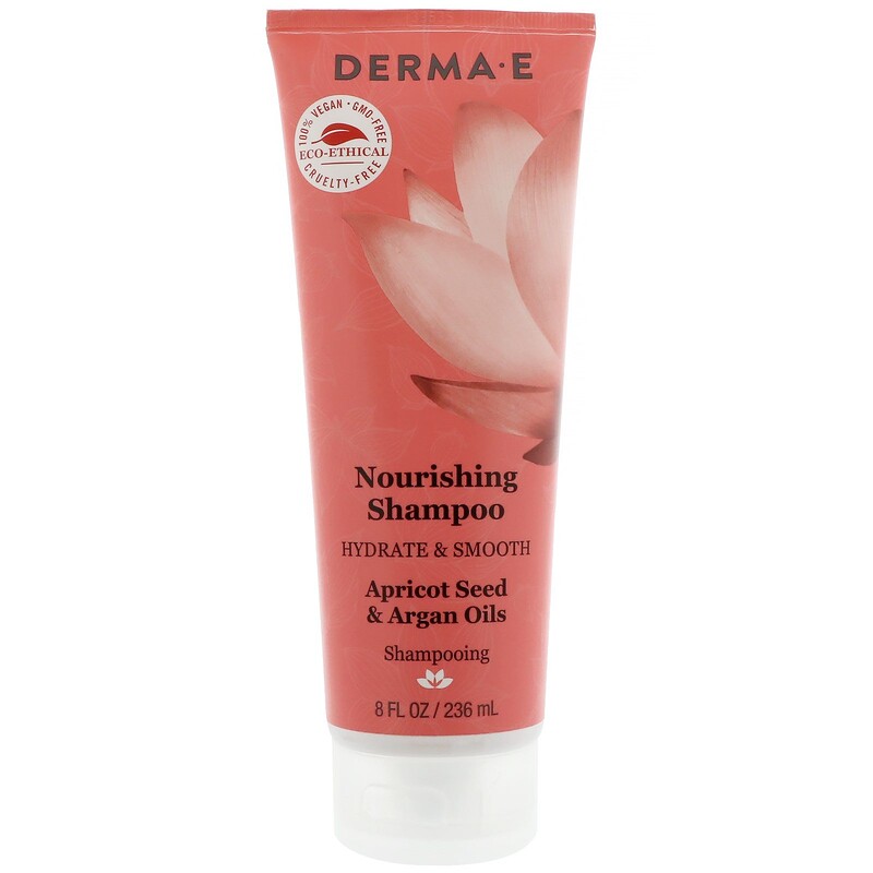 Derma E Nourishing Shampoo Hydrate And Smooth Apricot Seed And Argan