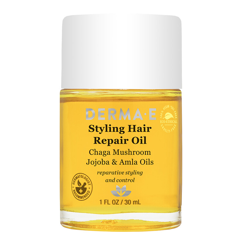 Derma E, Styling Hair Repair Oil, 1 fl oz (30 ml) - iHerb