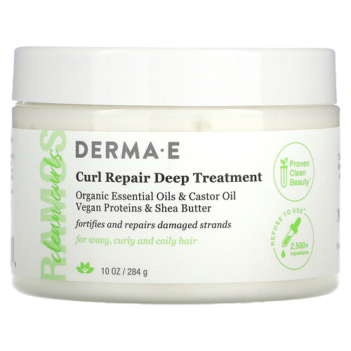 Derma E Ramos Clean Curls, Curl Repair Deep Treatment, 10 oz (284 g)
