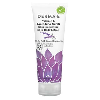 Derma E, Vitamin E Skin Smoothing Shea Body Lotion, Lavender & Neroli, 8 oz (227 g)