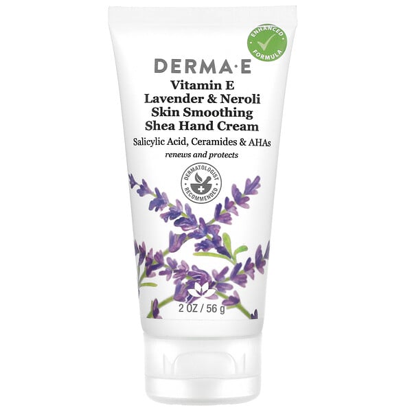 Skin Smoothing Shea Hand Cream, Vitamin E, Lavender & Neroli, 2 oz (56 g)