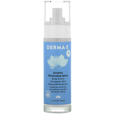 Derma E Keratin Thickening Spray, 3.3 fl oz (99 ml)