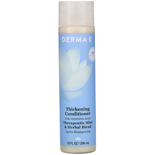 Derma E, Thickening Conditioner, Therapeutic Mint & Herbal Blend, 10 fl oz (296 ml)