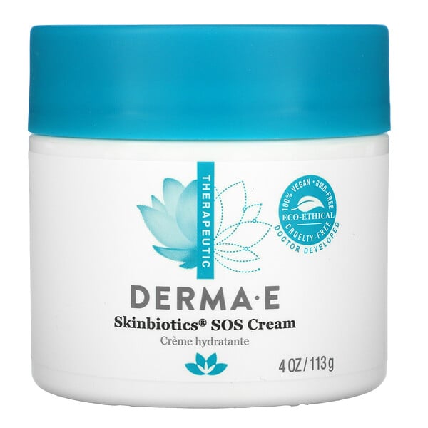 Derma E, Skinbiotics SOS Cream, 4 oz (113 g) - iHerb