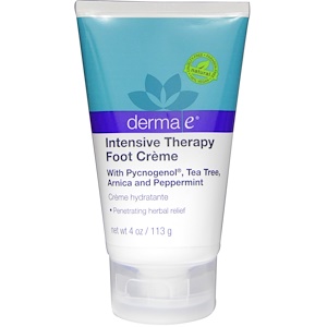 Отзывы о Дерма Е, Intensive Therapy Foot Cream, 4 oz (113 g)