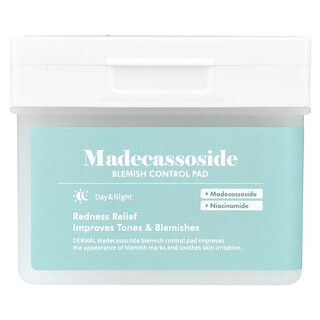 Dermal, Madecasósido, Almohadillas para el control de imperfecciones, 120 gasas