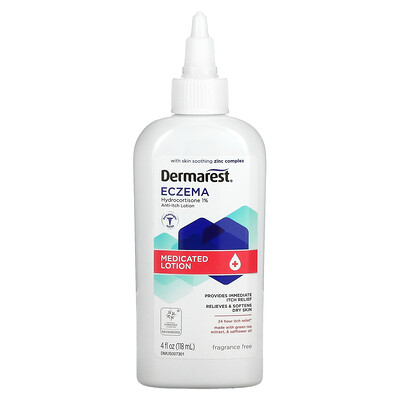 Dermarest Eczema, лечебный лосьон, без отдушек, 118 мл (4 жидк. Унции)