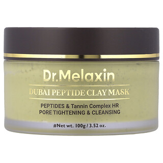 Dr.Melaxin, Masker Tanah Liat Peptida Dubai, 100 g (3,52 ons)