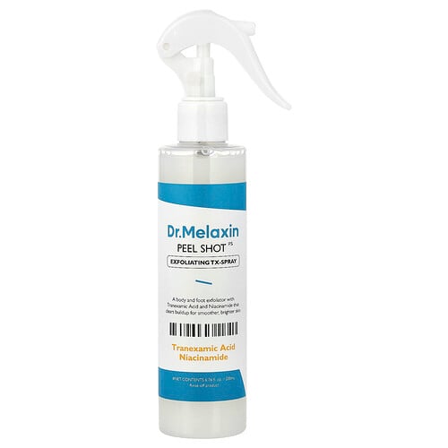 Dr.Melaxin Peel Shot Exfoliating TX-Spray Body and Foot Exfoliator 6.76 fl oz (200 ml)