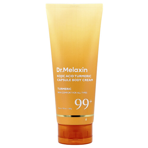 iHerb UK - Dr.melaxin , Kojic Acid Turmeric Capsule Body Cream, 7.05 Oz (200 G)